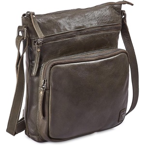 image:imageLeather Crossbody Bags for Women Sling Shoulder Purse Travel HandbagOlive Green Washed Vintage