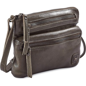 image:imageSmall Leather Crossbody Bag for Women Adjustable Sling Purse Multi PocketOlive Green Washed Vintage