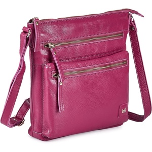 image:imageSmall Leather Crossbody Bags for Women Travel Sling Purses amp HandbagsFuchsia Pink Nappa