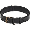 image:imageLeather Dog Collar Padded Soft Interiors Premium Vintage Look HandcraftedBlack