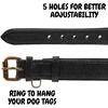 image:imageLeather Dog Collar Padded Soft Interiors Premium Vintage Look HandcraftedBlack