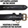 image:imageLeather Dog Collar Padded Soft Interiors Premium Vintage Look HandcraftedBlack