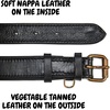 image:imageLeather Dog Collar Padded Soft Interiors Premium Vintage Look HandcraftedBlack
