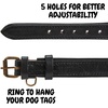 image:imageLeather Dog Collar Padded Soft Interiors Premium Vintage Look HandcraftedBlack