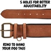 image:imageLeather Dog Collar Padded Soft Interiors Premium Vintage Look HandcraftedCognac