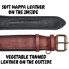 image:imageLeather Dog Collar Padded Soft Interiors Premium Vintage Look HandcraftedOxblood