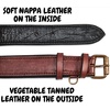 image:imageLeather Dog Collar Padded Soft Interiors Premium Vintage Look HandcraftedOxblood